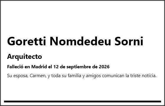 Ejemplo de esquela familiar sin símbolos religiosos